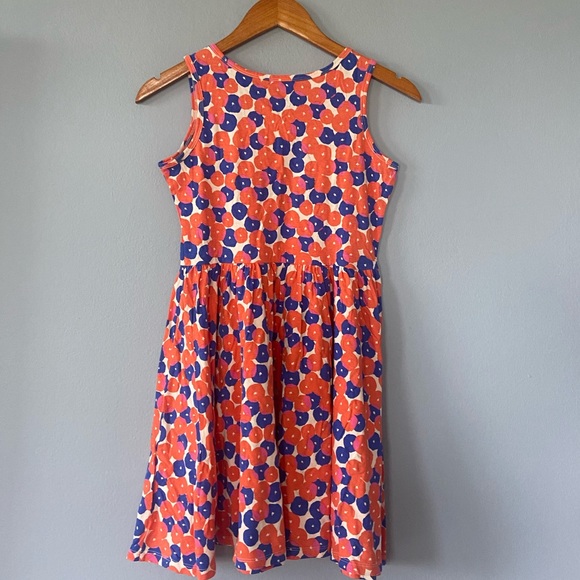 🛑SOLD Tea Girls Floral Print Sleeveless Cotton Dress Size 12 - Picture 5 of 5